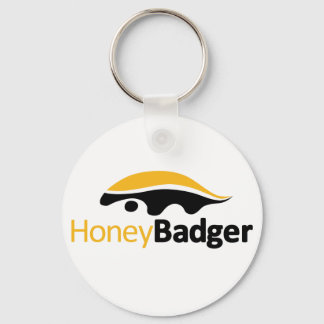 Honey Badger Logo Keychain