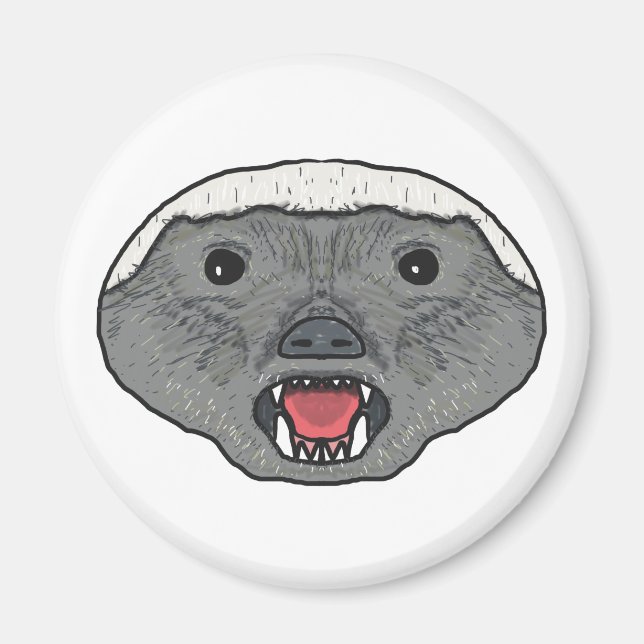 Honey Badger Magnet (Front)