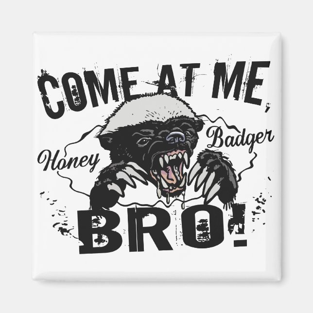 Honey Badger Magnet (Front)