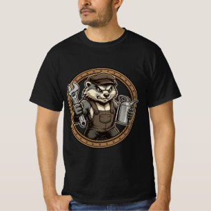 Honey Badger Mechanic - Tough Garage Wrench Tee