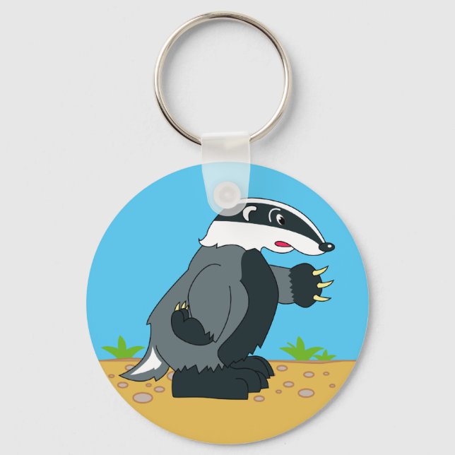 HONEY BADGER OR NOT KEYCHAIN (Front)