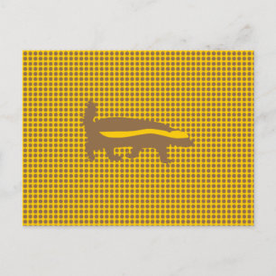 honey badger postcard