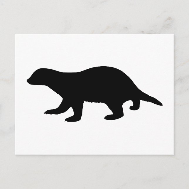 Honey Badger Postcard (Front)