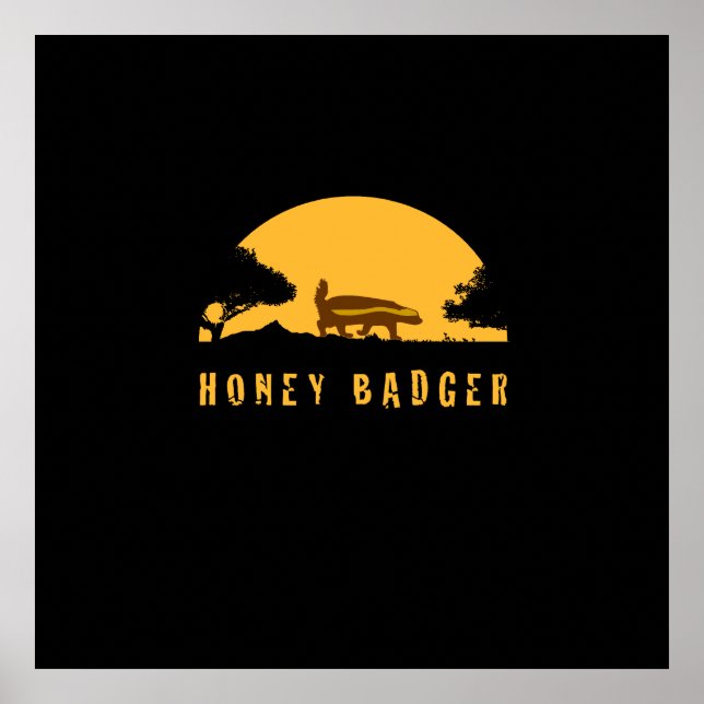 honey badger poster (Front)