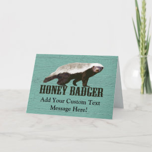 Honey Badger Profile View Card