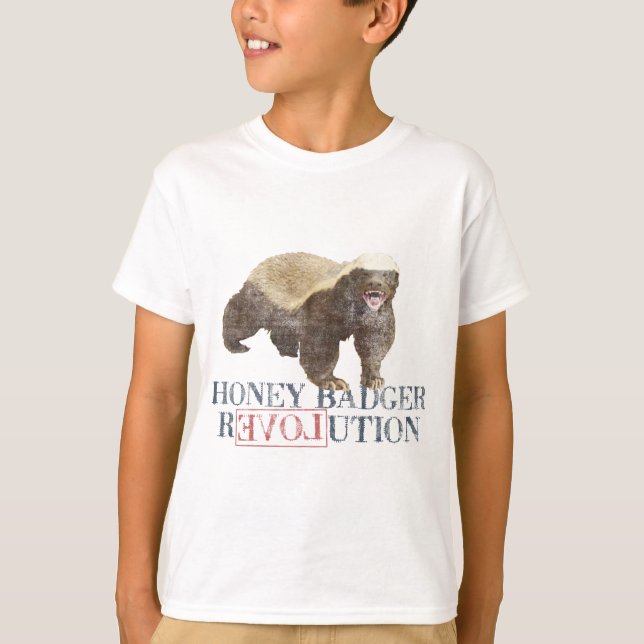 Honey Badger Revolution T-Shirt (Front)