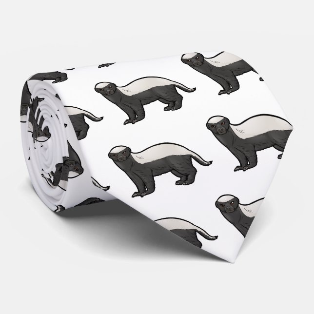 Honey Badger Tie (Rolled)