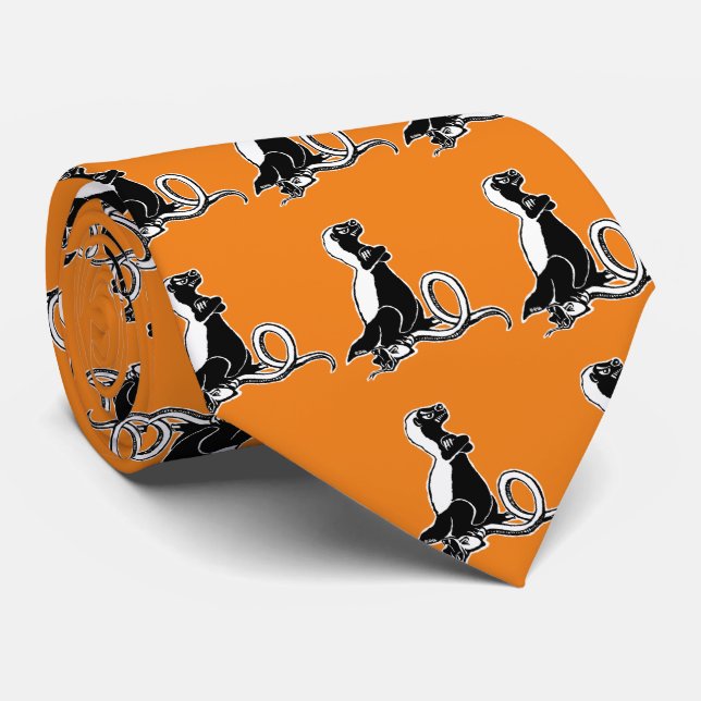 Honey badger tie (Rolled)
