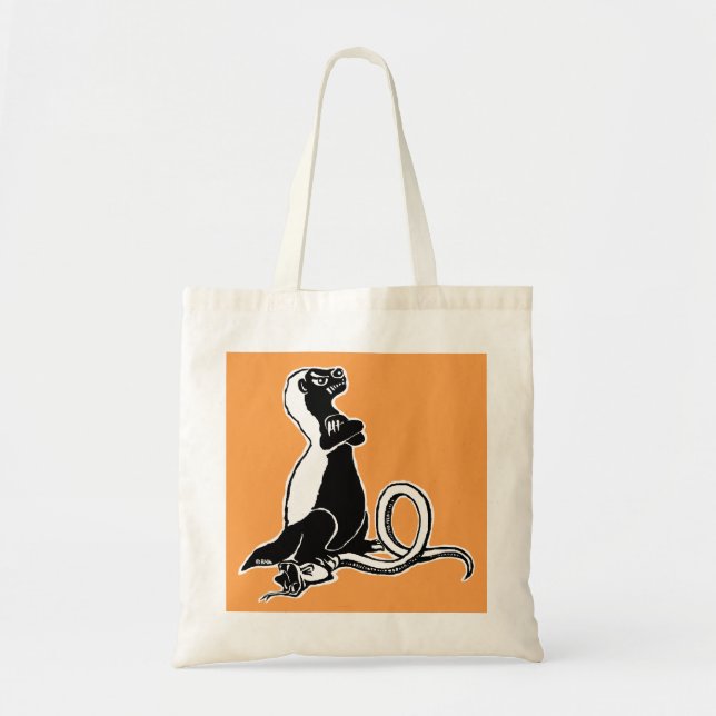 Honey badger tote bag (Front)