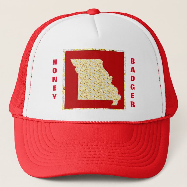 HONEY BADGER TRUCKER HAT (Front)