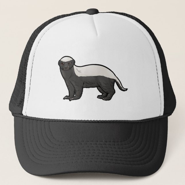 Honey Badger Trucker Hat (Front)