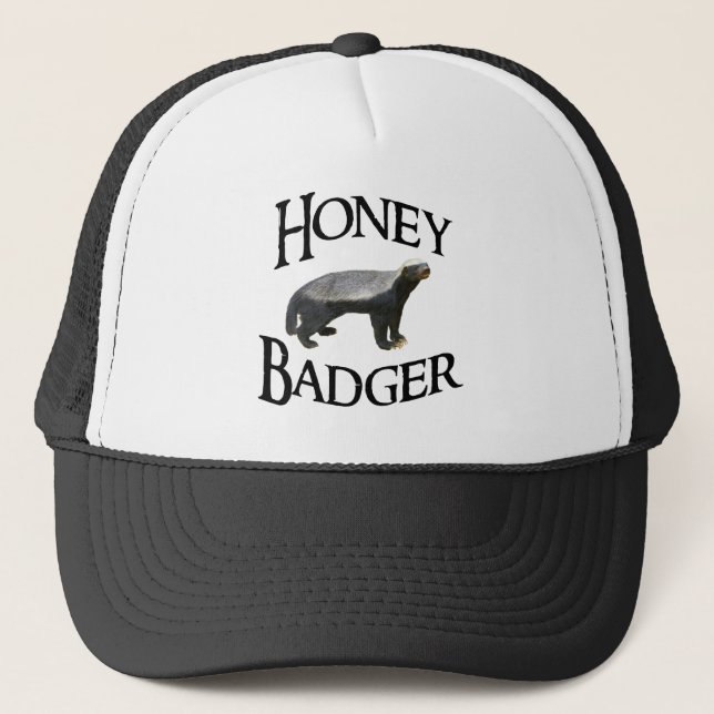 Honey Badger Trucker Hat (Front)