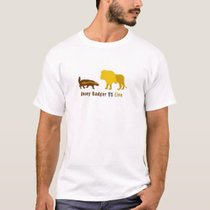 honey badger vs lion T-Shirt