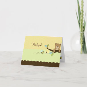 HONEY BEAR & BEE Follot Merci note