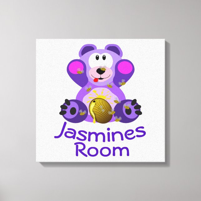 Honey Bear Canvas Print (Front)