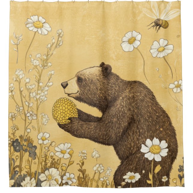 Honey Bear in Wildflower Meadow (Front)