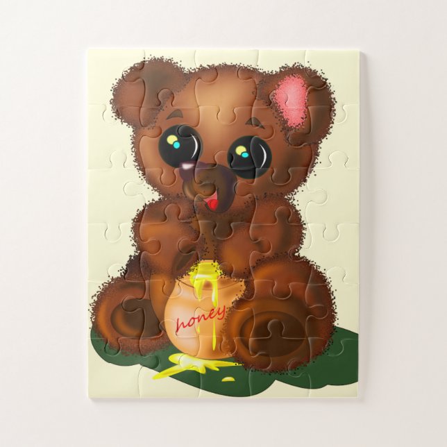 Honey Bear Jigsaw Puzzle (Vertical)