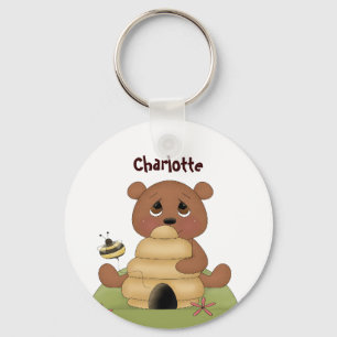 Honey Bear Keychain