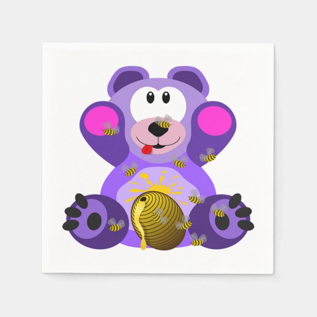 Honey Bear Napkin (Front)