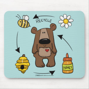 Honey Bear- The Recycler Mouse Pad