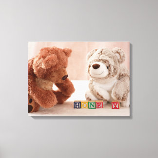 Honey Bears Canvas Print