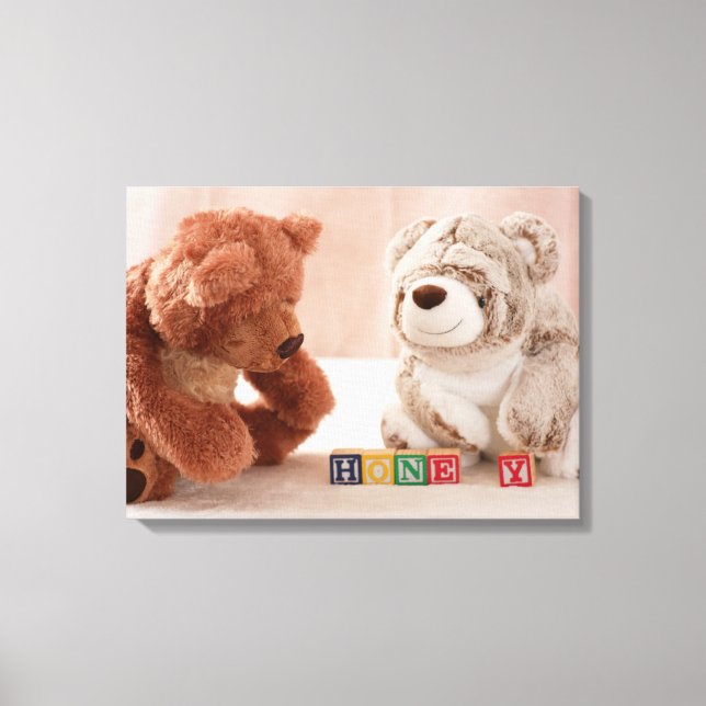 Honey Bears Canvas Print (Front)
