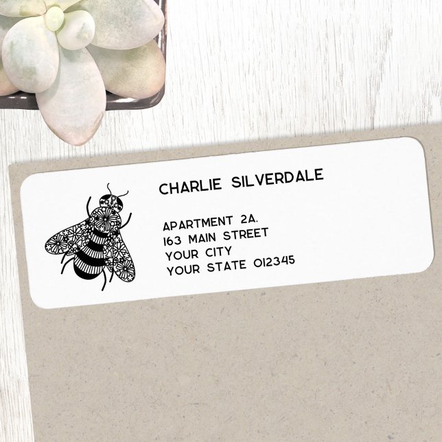 Honey Bee Adresse de retour (Créateur téléchargé)