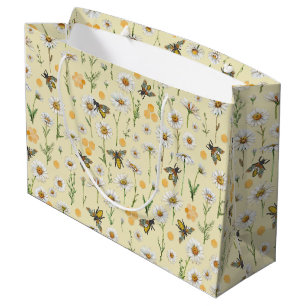 Honey Bee Baby Shower Gift Bag   Bumblebee Pattern