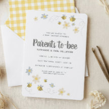 Honey Bee Baby Shower Invitation | Gingham & Daisy