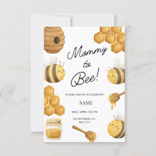Honey Bee, baby shower invite
