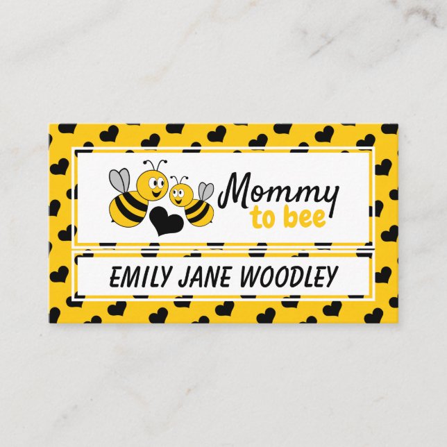 Honey Bee, Baby Shower Ticket Invitation (Front)