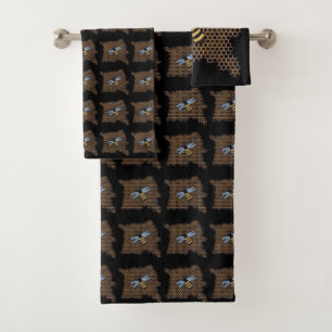Honey Bee Bath Towel Set