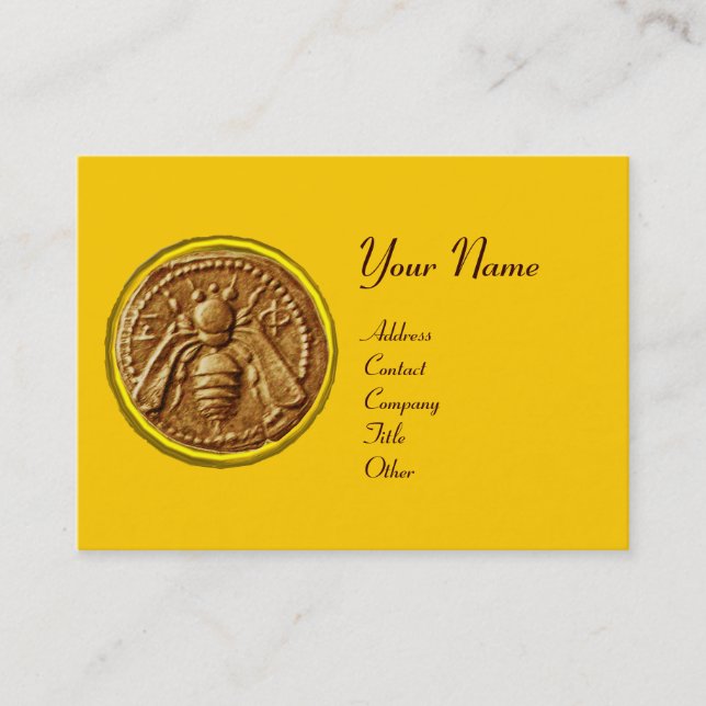 HONEY BEE ,BEEKEEPER APIARIST BUSINESS CARD (Front)