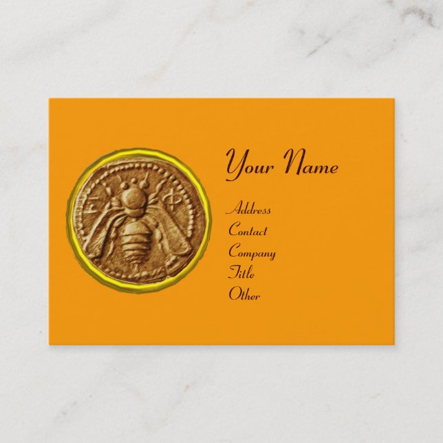 HONEY BEE ,BEEKEEPER APIARIST BUSINESS CARD (Front)