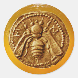 HONEY BEE / BEEKEEPER BEEKEEPING SUPPLIES CLASSIC ROUND STICKER