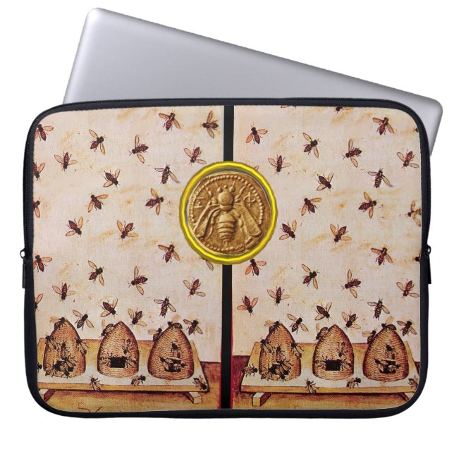 HONEY BEE ,BEEKEEPER LAPTOP SLEEVE (Front)