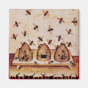 HONEY BEE ,BEEKEEPER MAGNET
