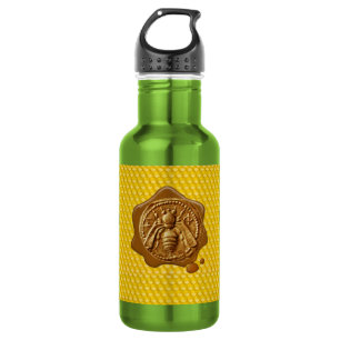 HONEY BEE ,BEEKEEPER,WAX SEAL 532 ML WATER BOTTLE