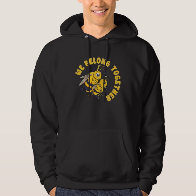 Honey Bee Beekeeping Beekeeper Honeybee Apiary Api Hoodie (Front)