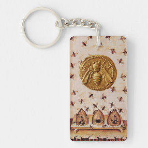 HONEY BEE ,BEEKEEPING,BEEKEEPER KEYCHAIN