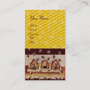 HONEY BEE ,BEEKEEPING, BEEKEPER BUSINESS CARD