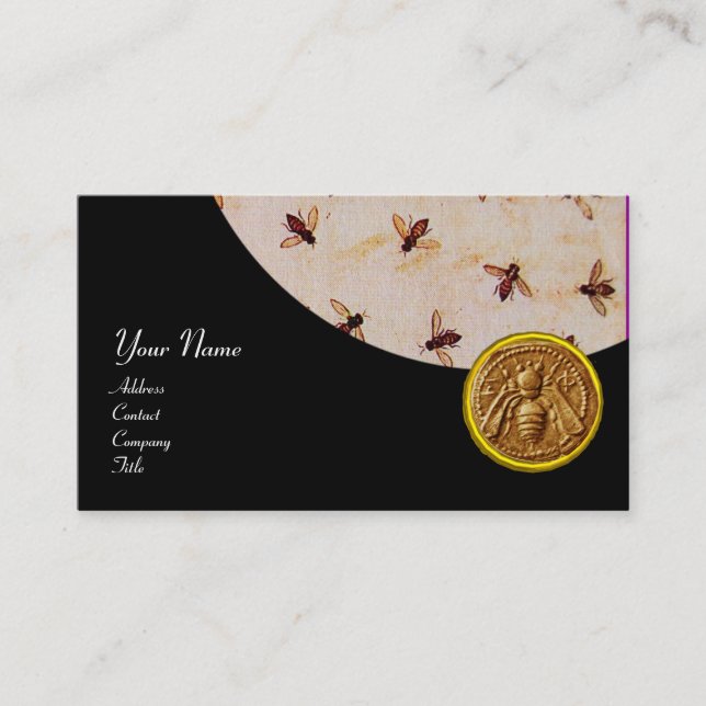 HONEY BEE ,BEEKEEPING BUSINESS CARD (Front)