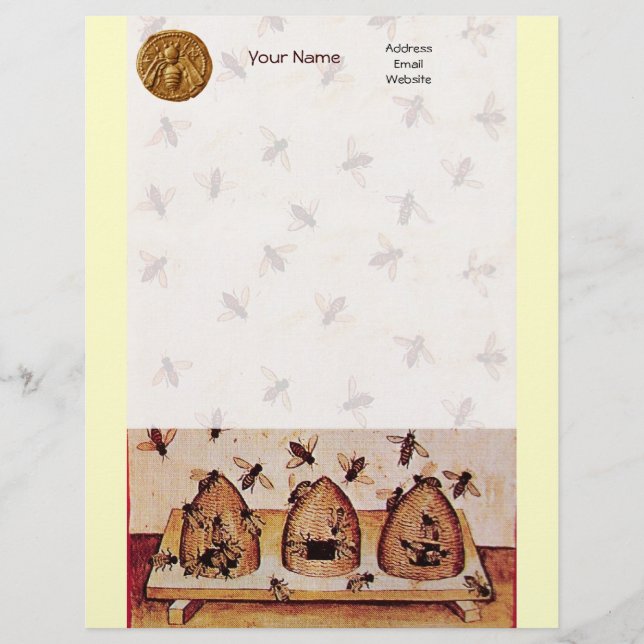 HONEY BEE ,BEEKEEPING LETTERHEAD (Front)