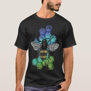 Honey Bee Beekeeping Vintage Naturalist Insect T-Shirt