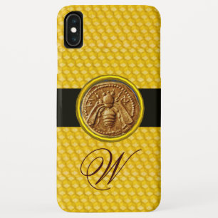 HONEY BEE, BEEKEPER MONOGRAM iPhone XS MAX CASE