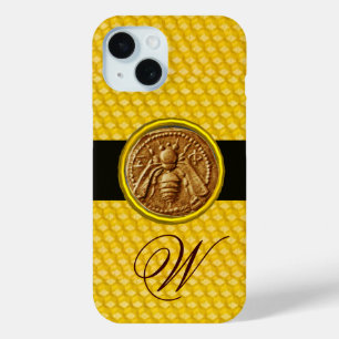 HONEY BEE, BEEKEPER MONOGRAM iPhone 15 CASE