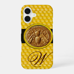 HONEY BEE, BEEKEPER MONOGRAM iPhone 16 CASE