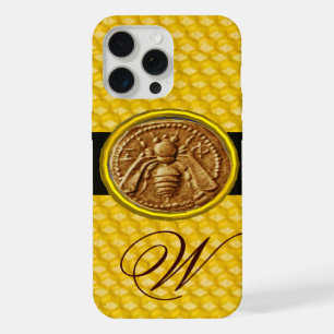 HONEY BEE, BEEKEPER MONOGRAM iPhone 15 PRO MAX CASE