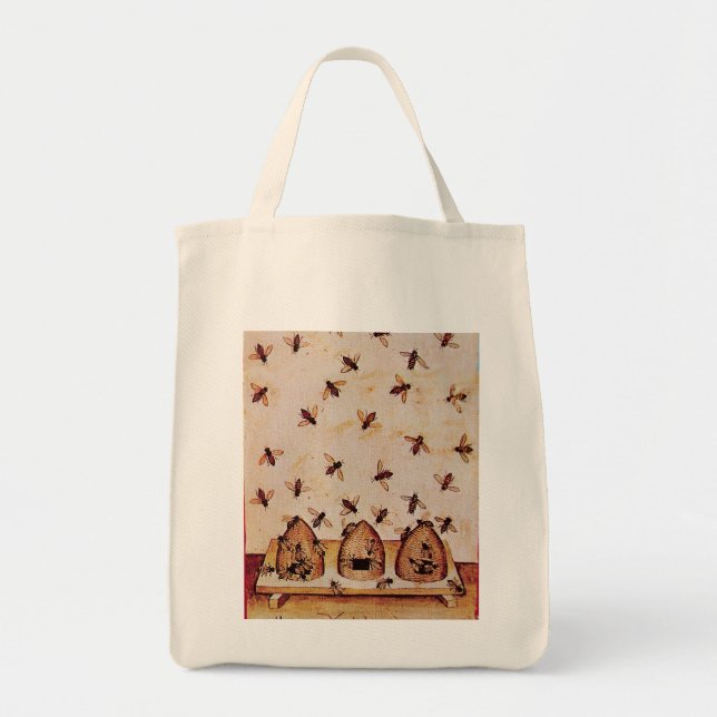 HONEY BEE, BEEKEPER TOTE BAG (Front)