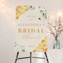 Honey Bee Bridal Shower Welcome Sign